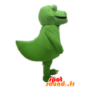 Kæmpe og imponerende grøn dinosaur maskot - Spotsound maskot