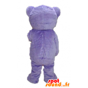 Teddy mascot plush purple. Bear Mascot - MASFR028624 - Bear mascot