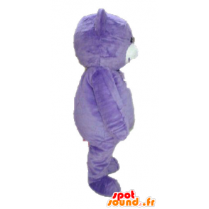 Mascotte de nounours en peluche violet. Mascotte d'ours - MASFR028624 - Mascotte d'ours