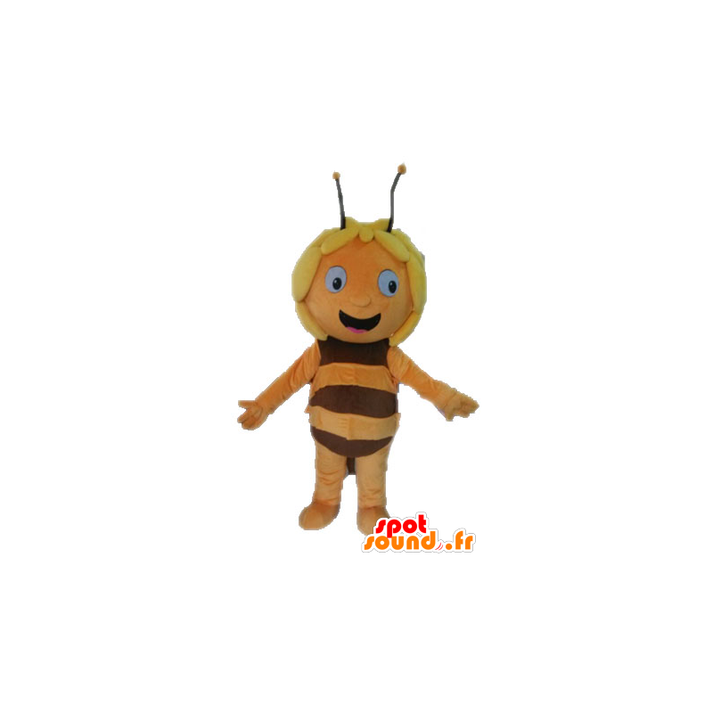 Maya the Bee mascot, cartoon character - MASFR028630 - Mascots bee