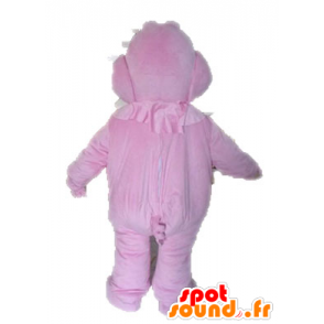 Mascot rosa gris, gigantiske og smilende - MASFR028631 - Pig Maskoter