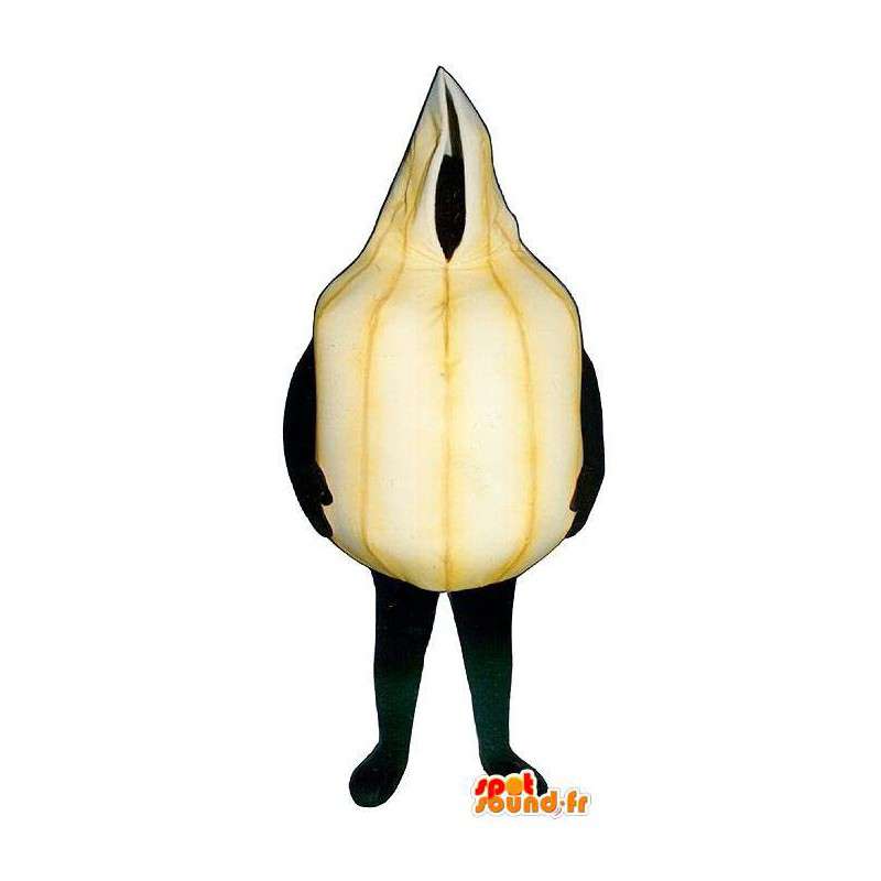 Mascotte de gousse d'ail. Costume de gousse d'ail - MASFR007260 - Mascotte de légumes