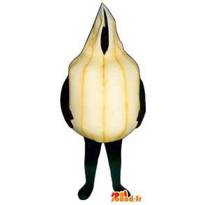 Mascotte de gousse d'ail. Costume de gousse d'ail - MASFR007260 - Mascotte de légumes