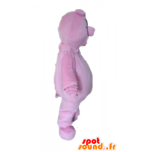 Mascotte maiale rosa, gigante e sorridente - MASFR028631 - Maiale mascotte