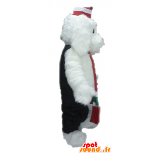 Mascota del perro blanco y negro, suave y peludo - MASFR028637 - Mascotas perro