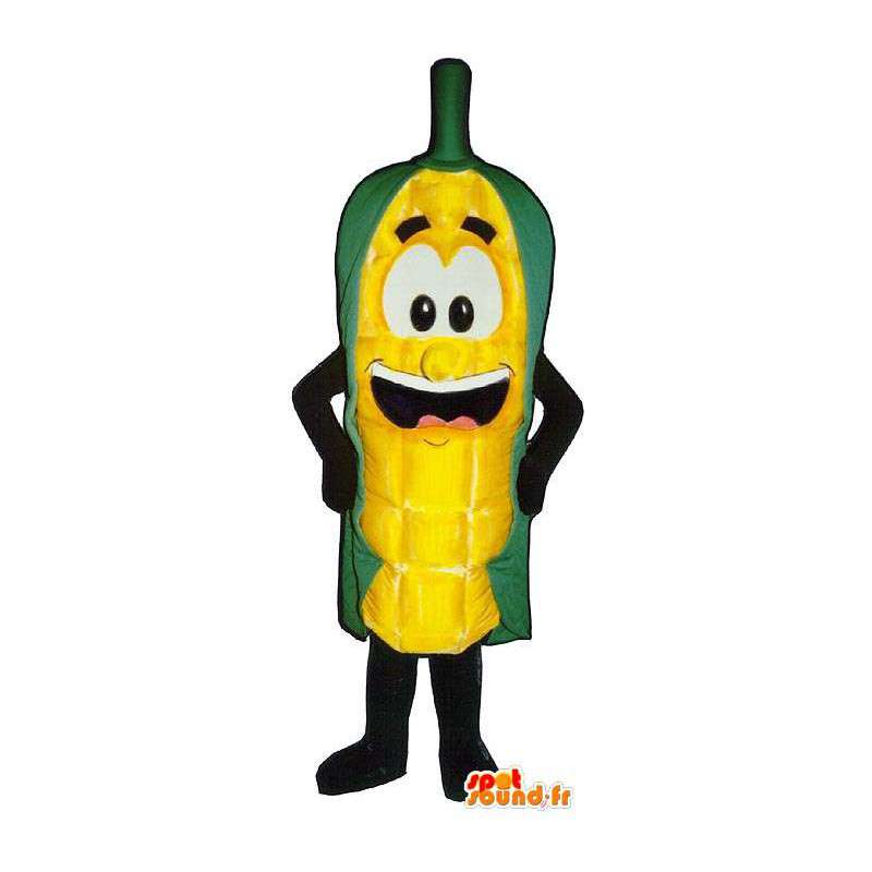 Mascotte d'épi de maïs rigolo. Costume de maïs - MASFR007262 - Mascotte de légumes