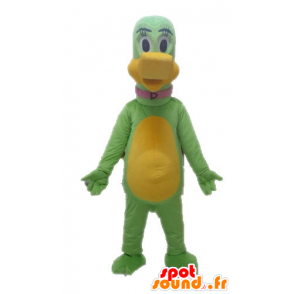 Mascotte de dinosaure vert et jaune, géant - MASFR028640 - Mascottes Dinosaure