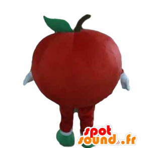 Reus glimlachende en rode appel mascotte - MASFR028647 - fruit Mascot