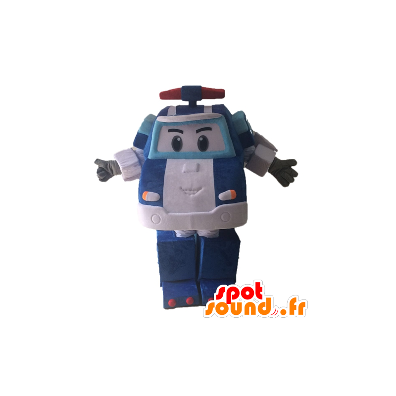 Mascotte de Transformers. Mascotte de voiture bleue - MASFR028649 - Mascottes Personnages célèbres