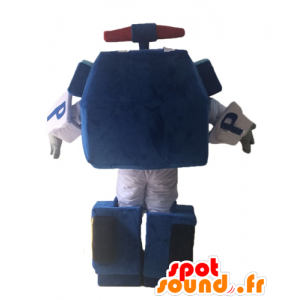 Transformers mascot. blue car mascot - MASFR028649 - Mascots famous characters