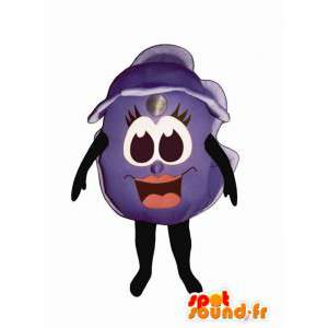 Mascot reus bosbessen. Costume bosbes - MASFR007267 - fruit Mascot