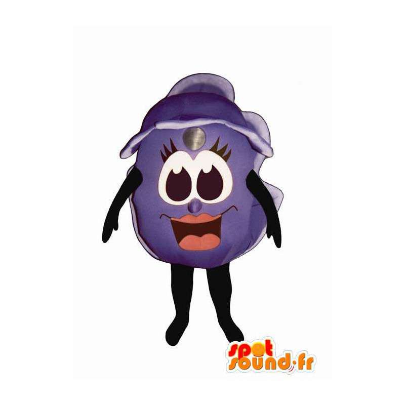 Mascot mirtilo gigante. mirtilo Costume - MASFR007267 - frutas Mascot
