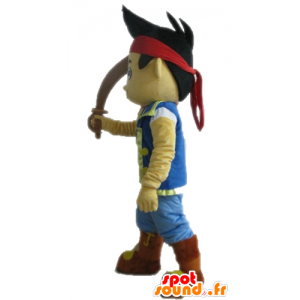 Pirata mascote olhar feroz em mascotes piratas Mudança de cor Sem