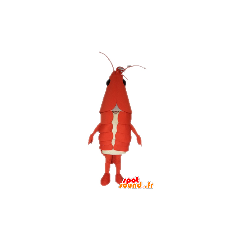 Mascotte de homard géant. Mascotte d'écrevisse - MASFR028657 - Mascottes Homard