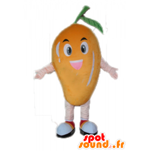 Mascot jättiläinen mango. maskotti hedelmät - MASFR028665 - hedelmä Mascot