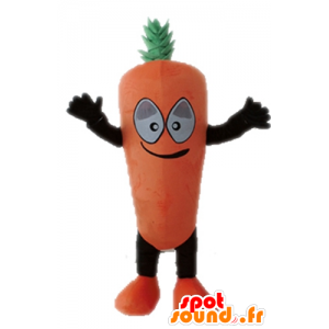 Mascotte de carotte géante. Mascotte de légume - MASFR028668 - Mascotte de légumes