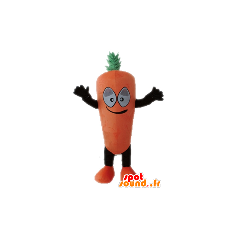 Mascotte carota gigante. mascotte di verdure - MASFR028668 - Mascotte di verdure