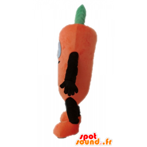 La mascota de la zanahoria gigante. mascota vegetal - MASFR028668 - Mascota de verduras