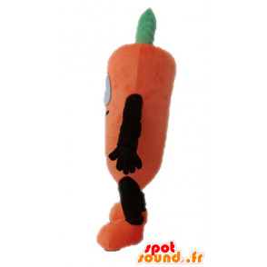 Mascotte de carotte géante. Mascotte de légume - MASFR028668 - Mascotte de légumes