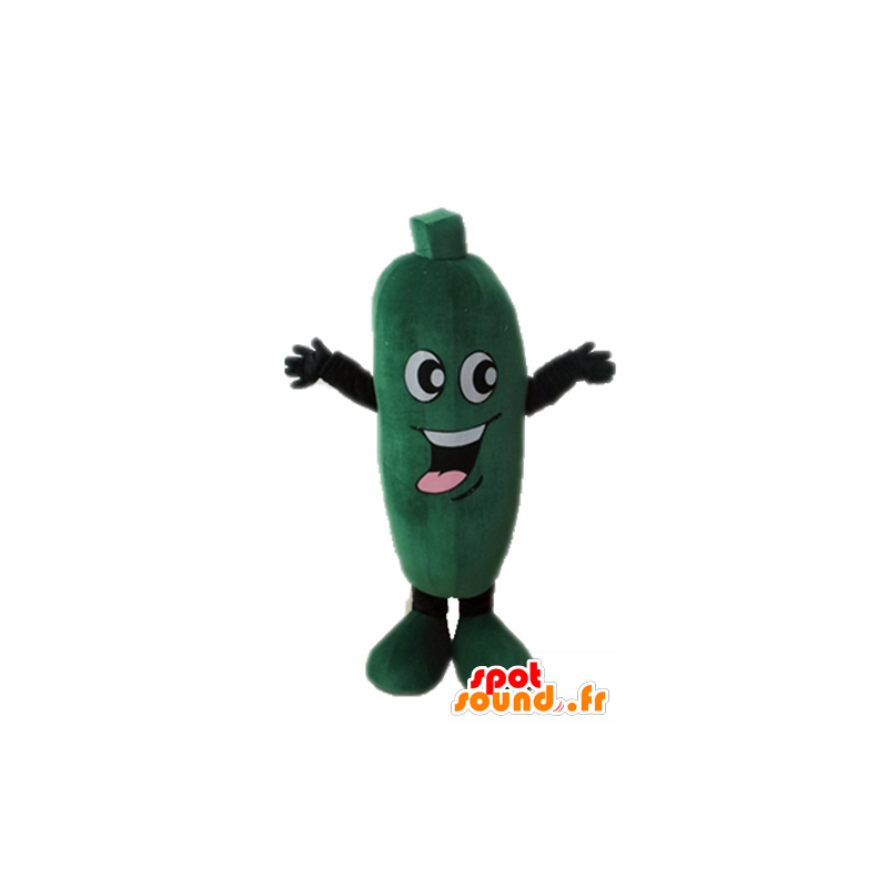 Cucumber mascot. Giant Zucchini mascot - MASFR028669 - Mascot of vegetables