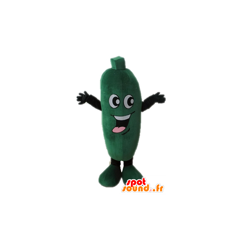 Agurk maskot. Kæmpe zucchini maskot - Spotsound maskot kostume