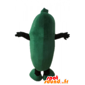 Mascotte de concombre. Mascotte de courgette géante - MASFR028669 - Mascotte de légumes