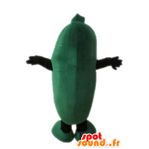Agurk maskot. Giant Zucchini Mascot - MASFR028669 - vegetabilsk Mascot