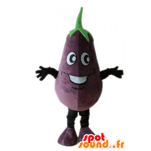 Mascot reus aubergine. plantaardige mascotte - MASFR028670 - Vegetable Mascot