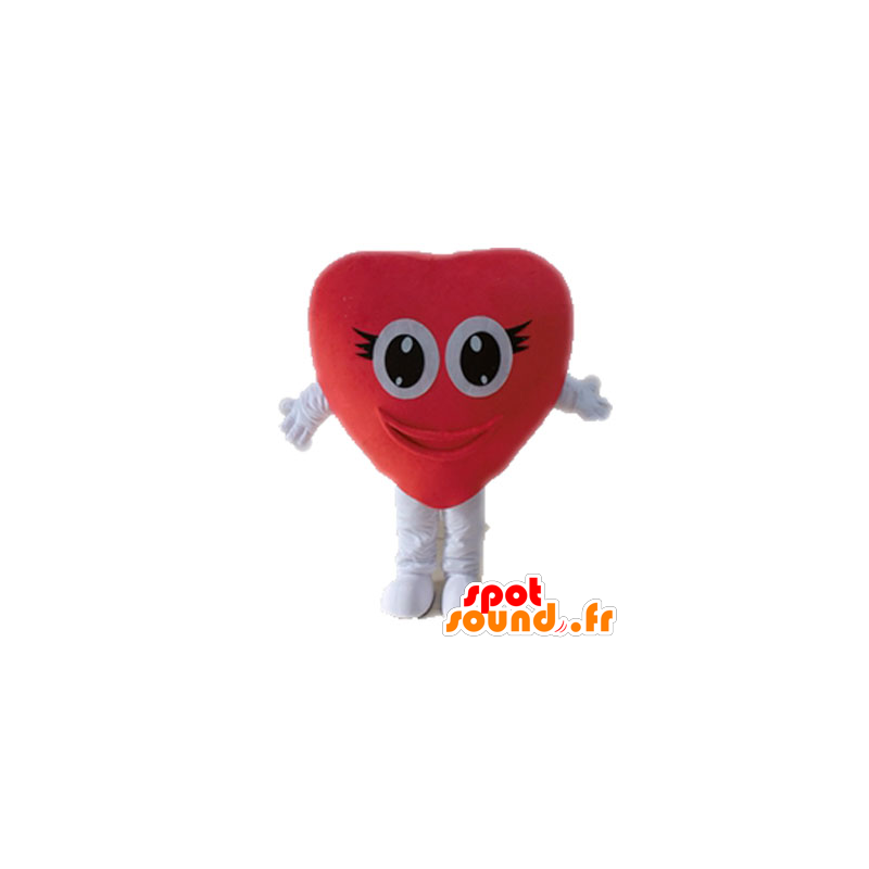 Heart red giant mascot. romantic mascot - MASFR028677 - Valentine mascot