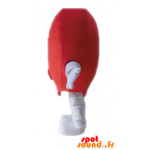 Hart Red Giant mascotte. romantisch mascotte - MASFR028677 - Valentine Mascot