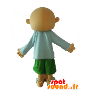 Mascotte d'homme chauve à l'air farouche - MASFR028681 - Mascottes Homme