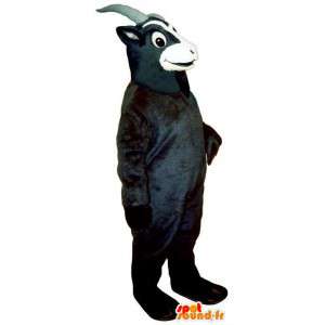 Zwarte geit mascotte. Costume geit - Mascottes van geiten en geiten - MASFR007274 - SpotSound.fr