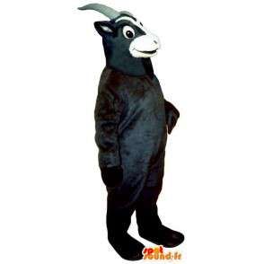 Mascota de cabra Negro. Cabra de vestuario - MASFR007274 - Cabras y cabras mascotas