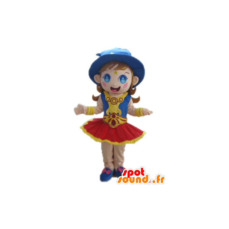 Mascotte de magicienne. Mascotte de sorcier - MASFR028684 - Mascottes Humaines