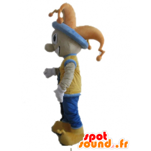 Jester Koning mascotte in kleurrijke outfit - MASFR028685 - Human Mascottes