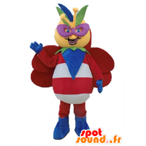 Mascot original colorida e borboleta, gigante - MASFR028704 - borboleta mascotes