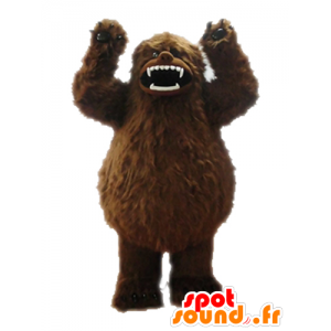 Mascot braun Yetis. Grizzly Maskottchen - MASFR028705 - Monster-Maskottchen