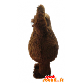 Mascot καφέ yeti. Grizzly μασκότ - MASFR028705 - μασκότ τέρατα