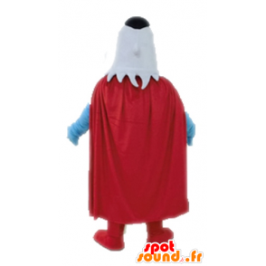 Águia mascote vestida de super-herói - MASFR028707 - super-herói mascote