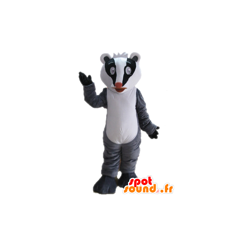 Mascot tricolor skunk. Mascot raccoon - MASFR028710 - Mascots of pups