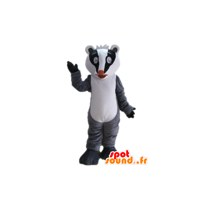 Mascot tricolor skunk. Mascot wasbeer - MASFR028710 - Mascottes van pups