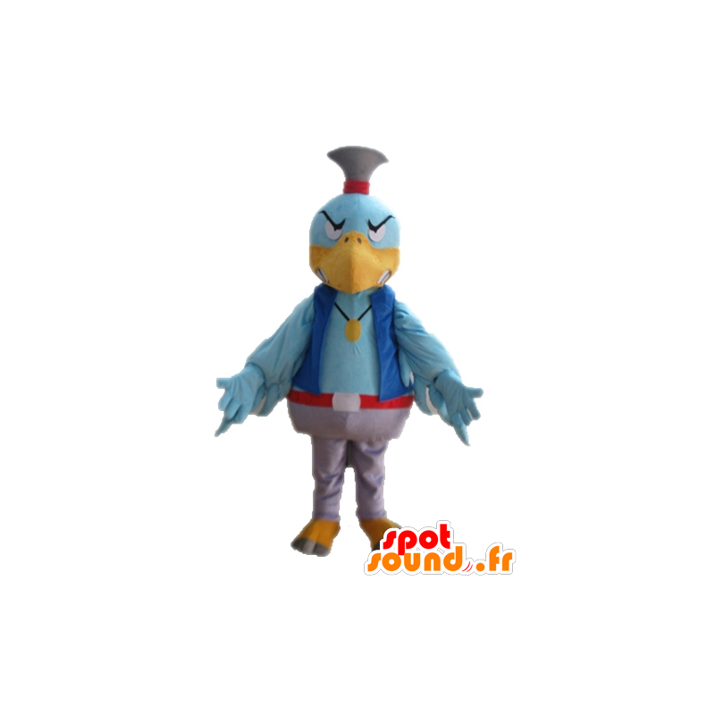 Mascot Bluebird. Mascot colored vulture - MASFR028711 - Mascot of birds