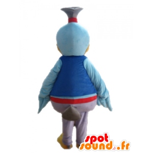 Mascot Bluebird. Mascot colored vulture - MASFR028711 - Mascot of birds