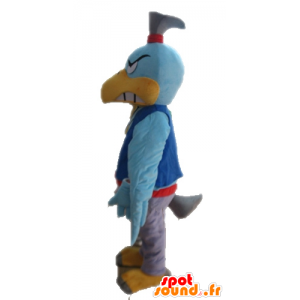 Mascot Bluebird. Mascot gekleurd gier - MASFR028711 - Mascot vogels