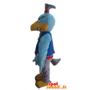 Mascot Bluebird. Mascot colored vulture - MASFR028711 - Mascot of birds