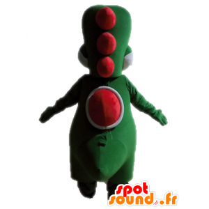 Groen en wit dinosaurus mascotte. Yoshi Mascot - MASFR028713 - Dinosaur Mascot