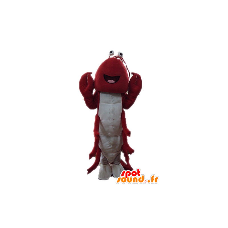 Mascotte de homard géant. Mascotte d'écrevisse - MASFR028719 - Mascottes Homard