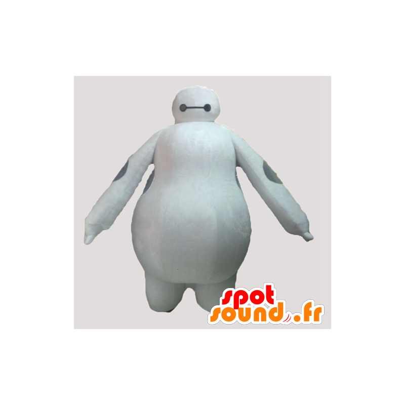 Mascot giganten yeti, hvitt og grått - MASFR028724 - Maskoter monstre