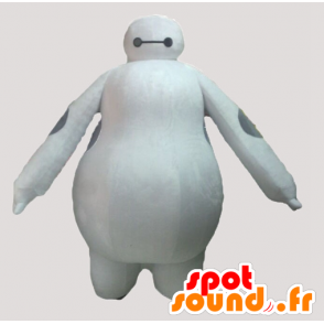 Mascotte yeti gigante, bianco e grigio - MASFR028724 - Mascotte di mostri