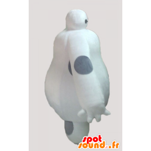 Mascot gigantische yeti, wit en grijs - MASFR028724 - mascottes monsters